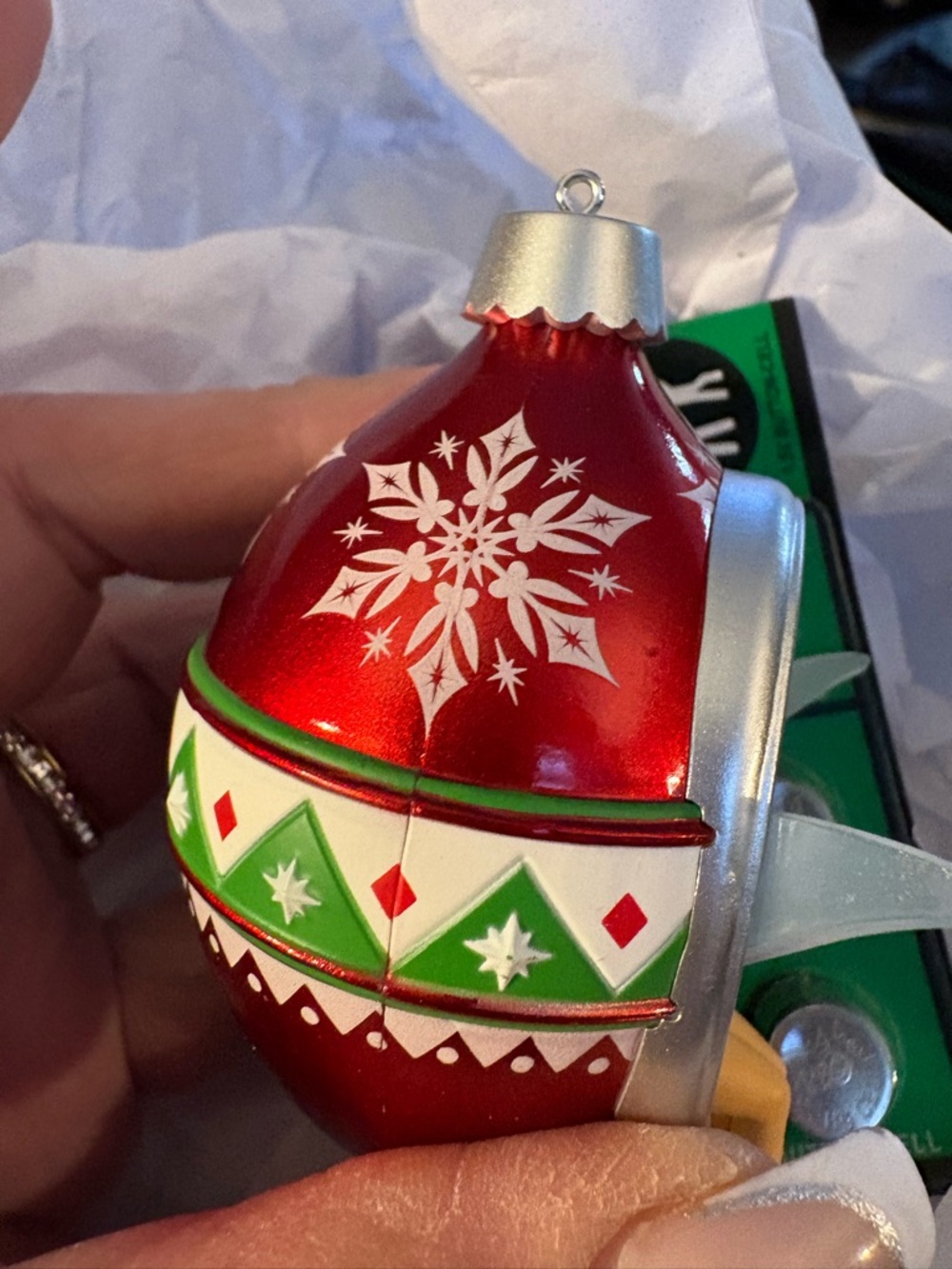 Ornament Tinker Bell Hallmark Disney Christmas, Tinker with Lights, Batteries - Picture 6 of 9
